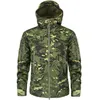 Randonnée Armée Vestes Hommes Camouflage Militaire Tactique Automne Hiver Peau De Requin Soft Shell Coupe-Vent Imperméable 211110