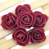 500pcs / lot Mini PE Mousse Rose Fleur Tête Artificielle Rose Fleurs À La Main DIY De Mariage Décoration De Fête Fournitures De Fête T20283d