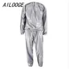 Ailooge Fitness wasserdichte PVC-Schweißsauna-Anzüge für Hochleistungs-Gewichtsverlust Anti-Rip X0610