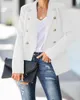 Women's Suits & Blazers Woman Blazer European Style Spring Autumn Coats Long Sleeve Button