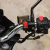Motorfiets Schakelt aan / uit -knop Connector Stuurschakelaars Koplampschakelaar met 2 kabels voor Moto Elektrisch voertuig