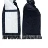 熱転写タオルの卸売ブランクHHC7042のためのタッセルの両面スカーフが付いている昇華スカーフの毛布