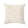 La dernière taie d'oreiller 45X45CM, sélection de style de motif de paillettes géométriques carrées, coussins d'ameublement texturés, support logo personnalisé