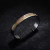 Luxury Stainless Steel Bracelet Men's Cuff Bangles for Men Gold Bangle Love Bangle Charms Jewelry 2021 Stainless Steel Bangle Q0719