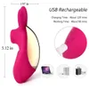 NXY G-spot Clitoral Sucking Silicone Vagina Mini Sucker Waterproof Licking Tongue Vibrators Toy With 10 Modes For Women Couple 2104