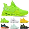 Gai Discount Mens Buty do biegania potrójne białe zielone zielone buty na zewnątrz mężczyźni designerskie trampki trenerzy sportowe duże rozmiar 39-46 gai