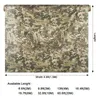 1.5m Bredd Camouflage Mesh Cloth Shad Net Camo-Netting För Trädgård Markiser Utomhus Pergola Dölj Sun Shelter Shade Gazebo Y0706