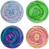 1 PZ Misto Lana Roving 50g 4 Tipo Merino Fibra Mista Lana Tinta A Mano Top Art Infeltrimento Bagnato Forniture Infeltrimento Ad Ago Lana Fai Da Te Roving (A) Y211129