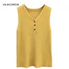 Basic Tanks Camis Zomer Korte Tops Tees Dameskleding Effen Kleuren Tanks Crop Top Casual Blouses Femme Rechte Pullover Vrouw Y0824