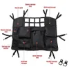 Multi-fickor stammen förvaringspåse för Jeep Wrangler JK JL 2007-2019 4-dörr bak BOOT CAR PET Dog Barrier Cargo Tools Organizer