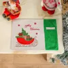 Napperons de Noël Santa Sledge Home Table à manger Tapis Nouvel An Décoration de Noël Résistant à la chaleur 33 * 46CM JJB11202
