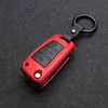 Abs Carbon Fiber Silicone Carro Capa Protetor Capa Para A3 A4 A5 C5 8P B6 B7 B8 C6 RS3 Q3 Q7 TT 8L 8V S3 Keychain