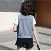 Women's Vests Women's Oversized Women Sleeveless Denim Jacket Vest Spring Summer Korean Fashion Light Blue Jeans Coat Plus Size Female