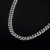 Jinao высококачественные мужские и женские ожерелье из льда, 8 мм, стиль хип-хопа, AAA + CZ, Miami, Cuba цепочка, подарочные украшения Q0809