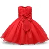 Robes de fille paillettes princesse formelle robe de bal taille 4 5 6 7 fête d'anniversaire robe de mariée pour filles vêtements fleur enfants tutu enfants