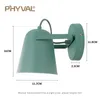 PHYVAL Wall Lamp Led Nordic Sconce Wall Lights E27 Head Light Macaron Wall Lamps For Bedside 210724