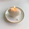 Ins estilo concha vela café decoração para casa ornamento aromaterapia vela criativo festival presente