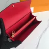 Portefeuille de designer de luxe classique de haute qualité Sarsh portefeuilles dames fermeture à glissière longue sac à main pliant multicolore porte-carte de passeport pliages porte-monnaie bateau libre