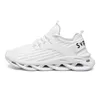 Partihandel 2023 Toppkvalitet Löpskor Män kvinnor Sport Super Light Breattable Triple White Blue Outdoor Sneakers Storlek 39-44 WY02-H917