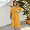 combinaison jaune plus taille