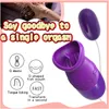Nxy Sex Eggs Afstandsbediening Doppelte vibrierende Ei Tong Likken Vibrator Toys für Frauen Vaginale Ballen Kegel Exerciser Clitoris Stimulator 1110