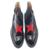 2022 Botas de Gelse de Inverno para Homens de Couro de Vaca Handmade Alta Qualidade Ocidental Mens Martin Booties Slip On Fashion Boot Shoes