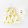 Peuter Baby Prinses Jurken Zomer Bron Bloemen Bloemen Kostuums Kids Meisjes Leuke Vestidos 210429