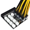 PCI-E 12/17 Pins Power Adapter Server Supply Breakout Board für 1200W 750W PSU GPU BTC Mining Computer Cable-Anschlüsse