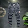 Plus size 7xl 8xl 9xl 10xl jeans masculinos moda casual jasgador harem denim calças 3 cores hip hop splice slim macho calças 211120