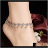 Anklets Bohemian Gypsy Turkish Tribal Coin Moneta kostka Bransoletka Boho Foot Jewelry PS1798 1xjil