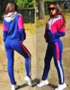 Kvinnor Två Piece Outfits Casual Tracksuits Sweatsuits Sporty 2 Set Hoodies and Sweatpants Fall Winter Clothes