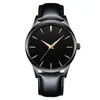 Wristwatches Fashione Couple Quartz Watch Men's Leather Business Wristwatch 2022