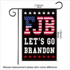 2024 Let's Go Bandon Garden Bandeiras 45*30cm/18*12 polegadas bandeira de poliéster de dupla face FJB Biden Outdoor Hanging Banner Decoration Hy0227