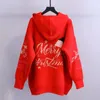 Oversized Sweater for Women Winter Pull Jumpers Cartoon Bear Christmas year's sweater 210430