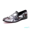 High-End-Camouflage-Druck-Herren-Sommer-Mode-Schuhe Luxus-beiläufige flache Boden-Loafer1