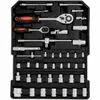 599pcs Toolt Hand Set Mécanique kit de clés à socket Boîte à outils Boîte à caisse de chariot