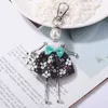 YLWHJJ brand Doll baby Handmade Cute black keychain for Women Car Pendant hot Girl Statement fashion Jewelry hot Bag key chains G1019