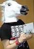 Máscara de caballo espeluznante, cabeza, disfraz de Halloween, accesorio de teatro, novedad