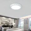 Plafond moderne à LEDs lumières pour chambre salon fer luminaire décoratif à la maison noir/blanc rond nid d'oiseau plafonnier
