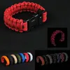 Camping Hiking Emergency ParaCord For Men Women Survival Parachute Rope Buckle Kit Reflective Wristbands Bangle