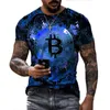 Rewolucja Koszulka Crypto - Koszulka walutowa Cool Casual Pride T Men Unisex Moda Koszulki męskie