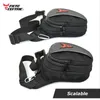 Bolso multifuncional de moda para pierna de motocicleta, bolso impermeable para motocicleta, riñonera para exteriores