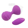 Eieren man nuo draadloze afstandsbediening vibrerende siliconen bullet ei vibrators usb oplaadbare massage bal volwassen seksspeeltjes kegel ballen 1124