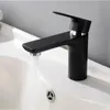 vanidad de baño de lavamanos individual negro