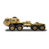 HG P801 1/12 8x8WD for US Army Military Truck RC Car Tractor Off-road Climbing Vehicle Trailer Crawler Adult Kids Toy Gifts