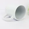 الفراغات التسامي القدح شخصية النقل الحراري السيراميك القدح 11 أوقية بيضاء كوب كوب حزب الهدايا drinkware 1168 v2