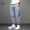 Heren Jean Jogger Harem Pant Mannen Broek Harajuku Cargo Jeans Katoen Casual Harem Denim Hiphop Joggingbroek Mannelijke Broek 210707