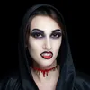 Choker Chokers cadılar bayramı goth kan damlayan kadınlar kızlar lastik punk takılar kolye takılar 90'lar stil cosplay arkadaşları hediyeler bloo