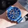 Lige Waches Męskie Zegarek Top Marka Luksusowy Moda Zegarek Sportowy Dla Mężczyzn Wojskowy Wojskowy Wodoodporny Zegar Człowiek Wrist Watches 210527