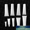 Packing Bottles Empty 10/15/20/30/40/50/60/80/100ML Bright Black PE Plastic Soft Squeeze Tube Refillable Cosmetics Cream Lotion